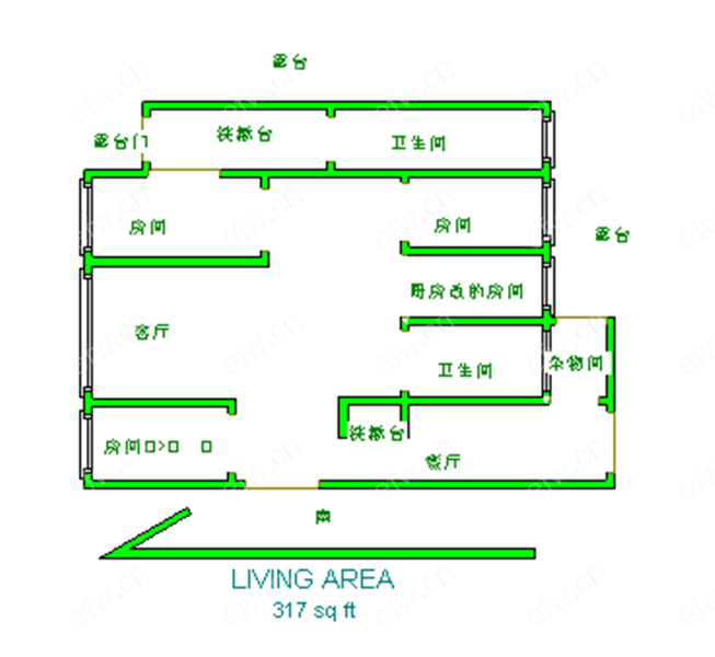 沁园新村 4室2厅