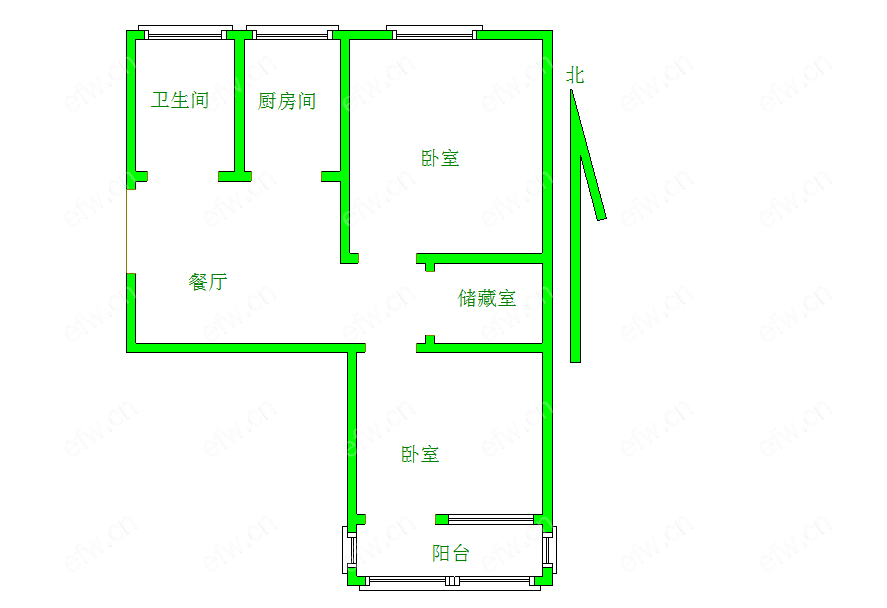 曹张新村 2室1厅，可用