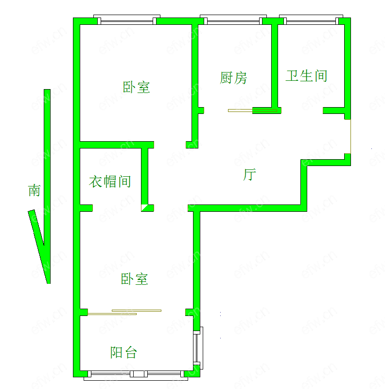 五河新村  2室1厅