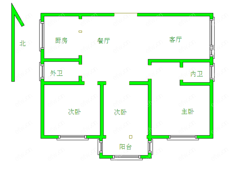 乐多花园(左岸星光) 3室2厅