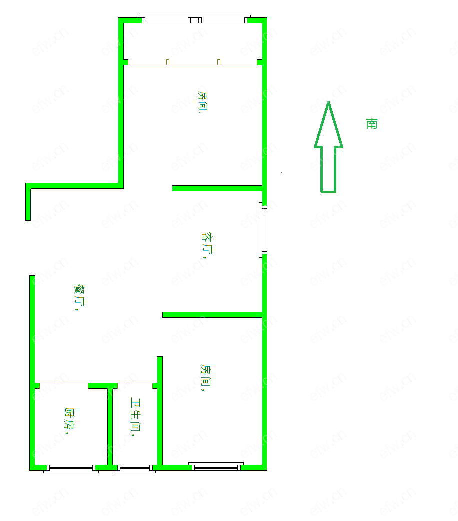 新惠家园（二期51-121） 2室2厅