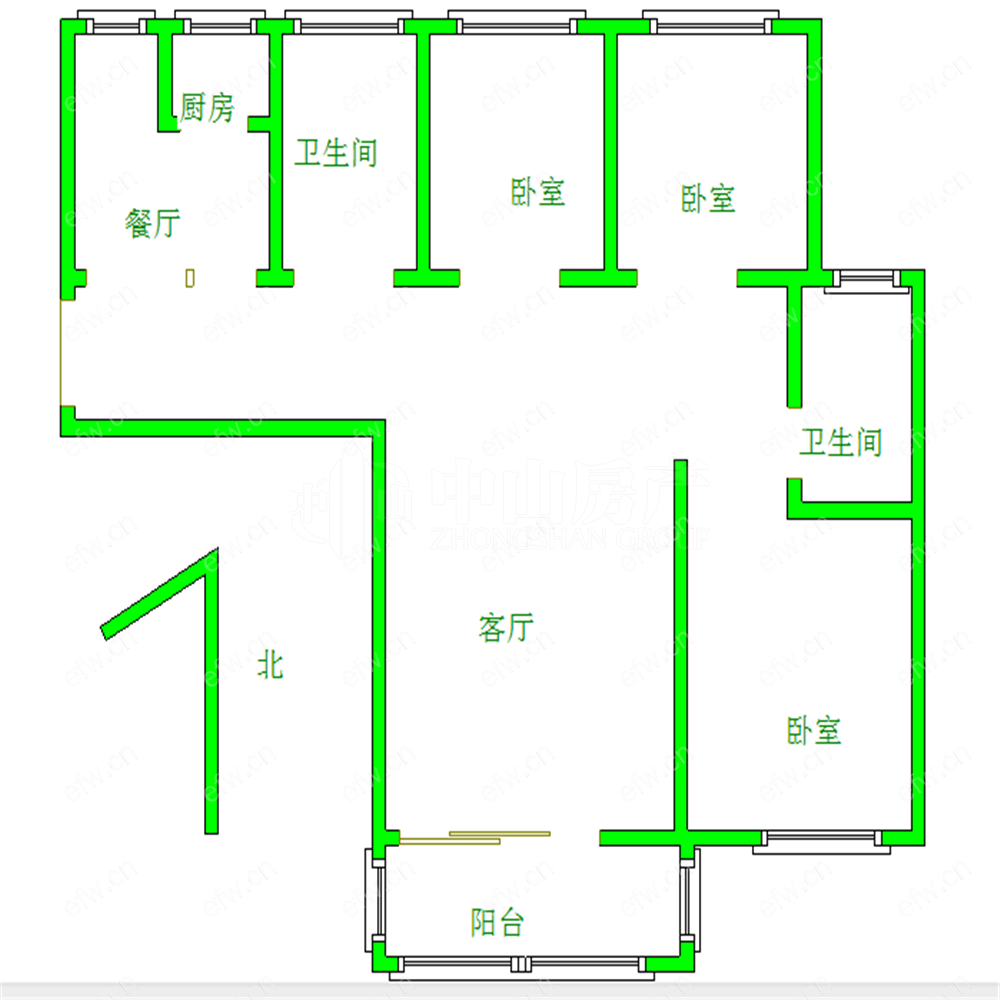 富城湾   富城湾   3室2厅房东着急卖1