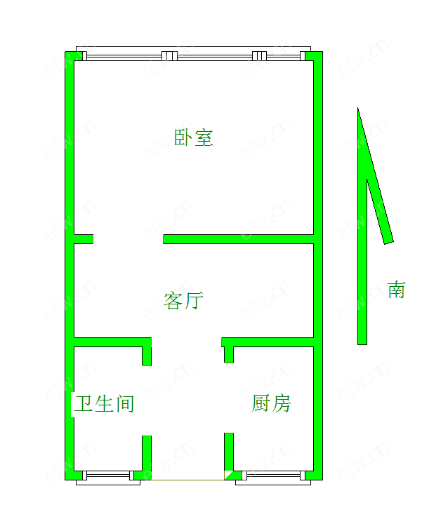 苏豪际 1室1厅