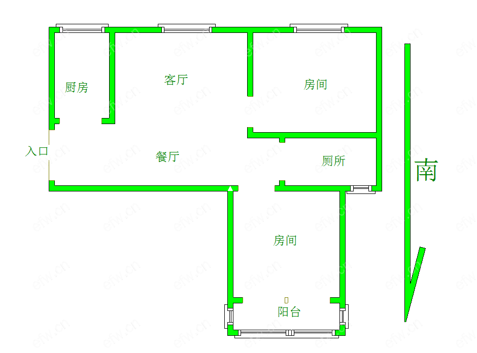 新乐苑小区 2室2厅