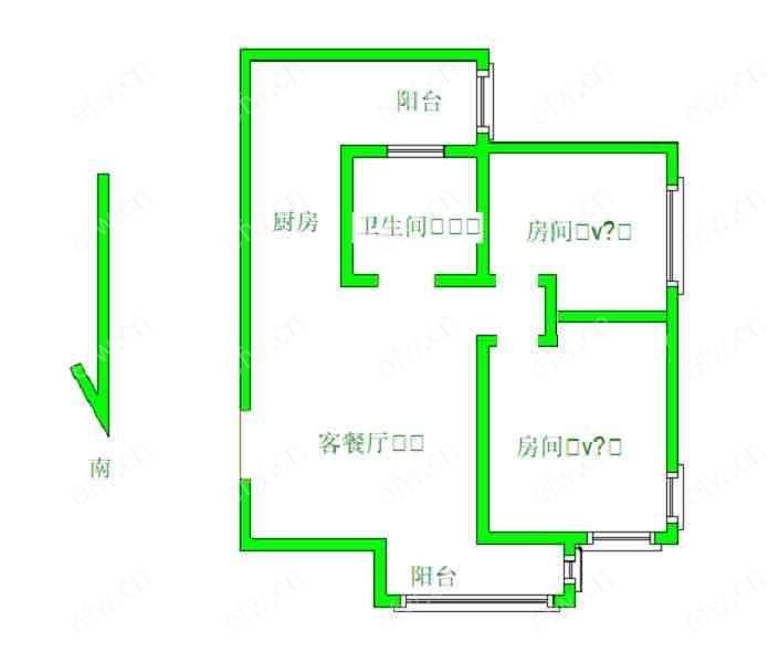 东风家园 2室2厅