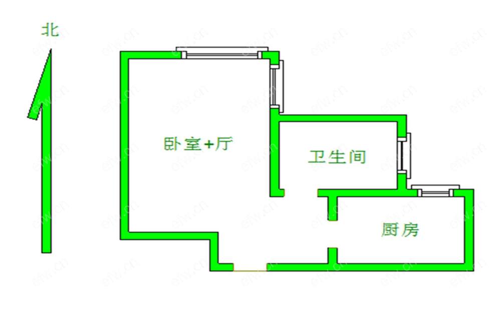 永通公寓 1室0厅 现在里面有租客