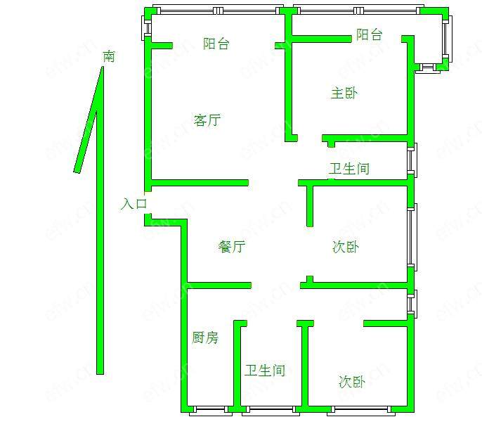 多友大厦 3室2厅