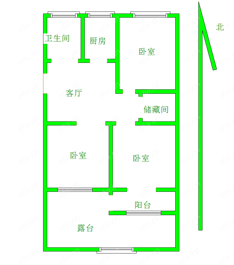 宁海里小区（一期） 3室1厅