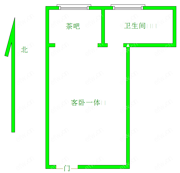 嘉德花园 1室1厅