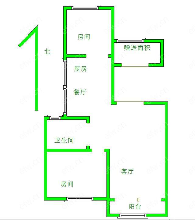 美林湖花园 2室2厅