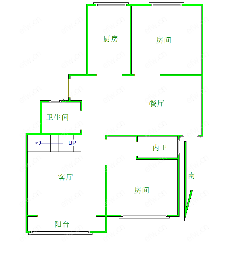 开源公寓 4室2厅