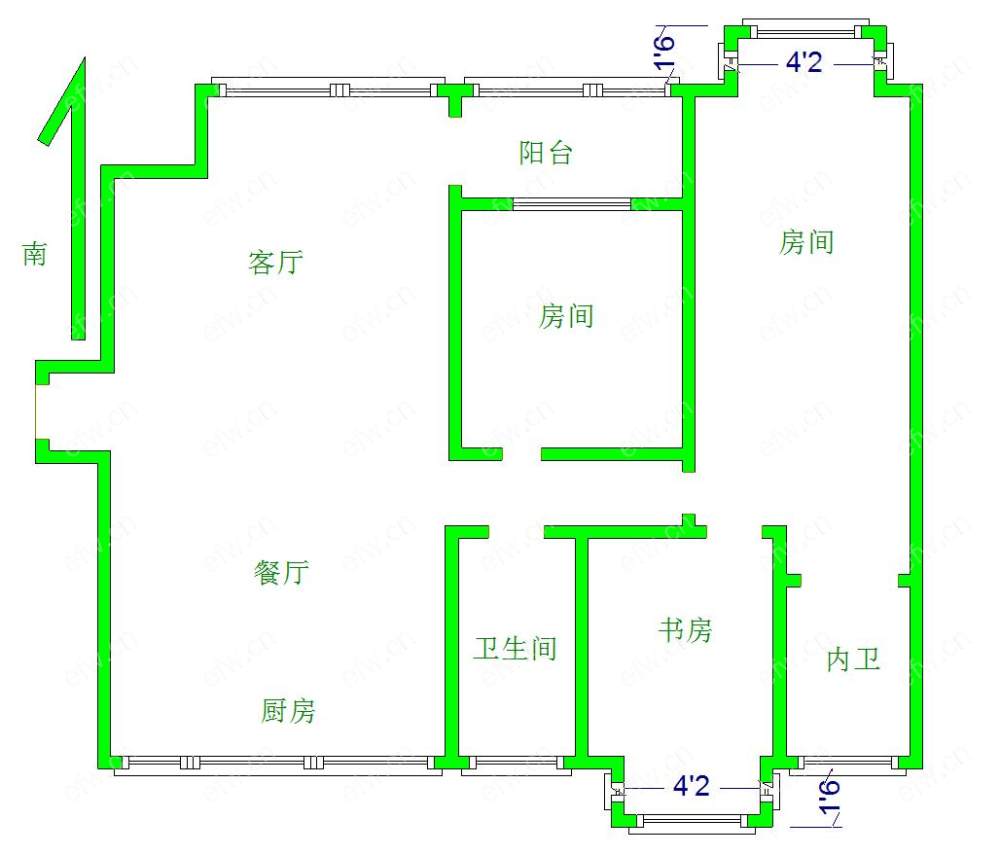 蠡湖一号 3室2厅