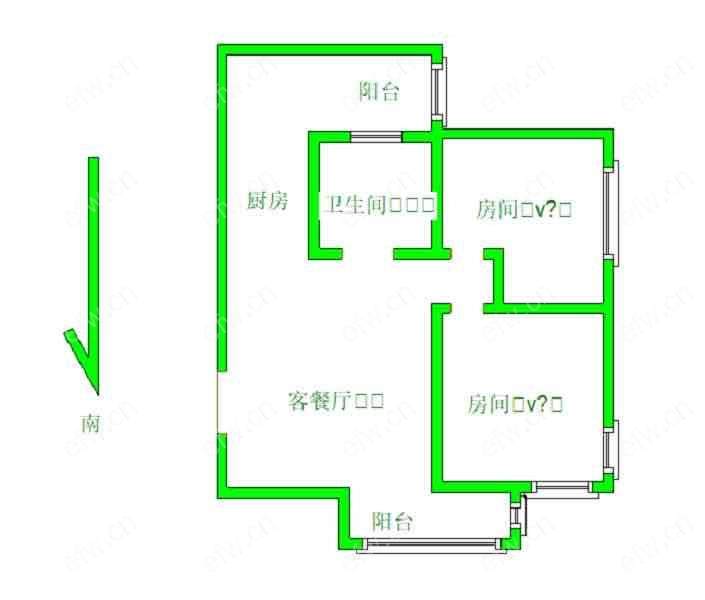东风家园 2室2厅