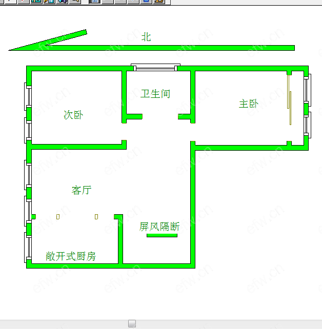 东璟家园A区 2室2厅