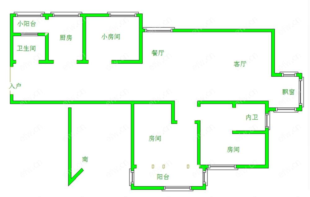 富力城（金禧家园）A区 3室2厅