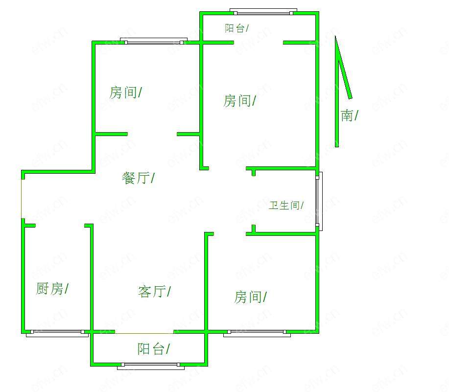天河嘉寓(沁春园) 3室2厅