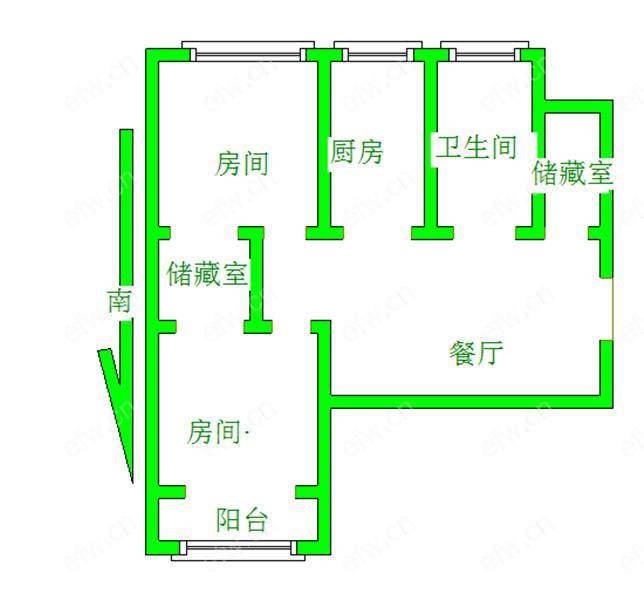 民丰里 2室1厅