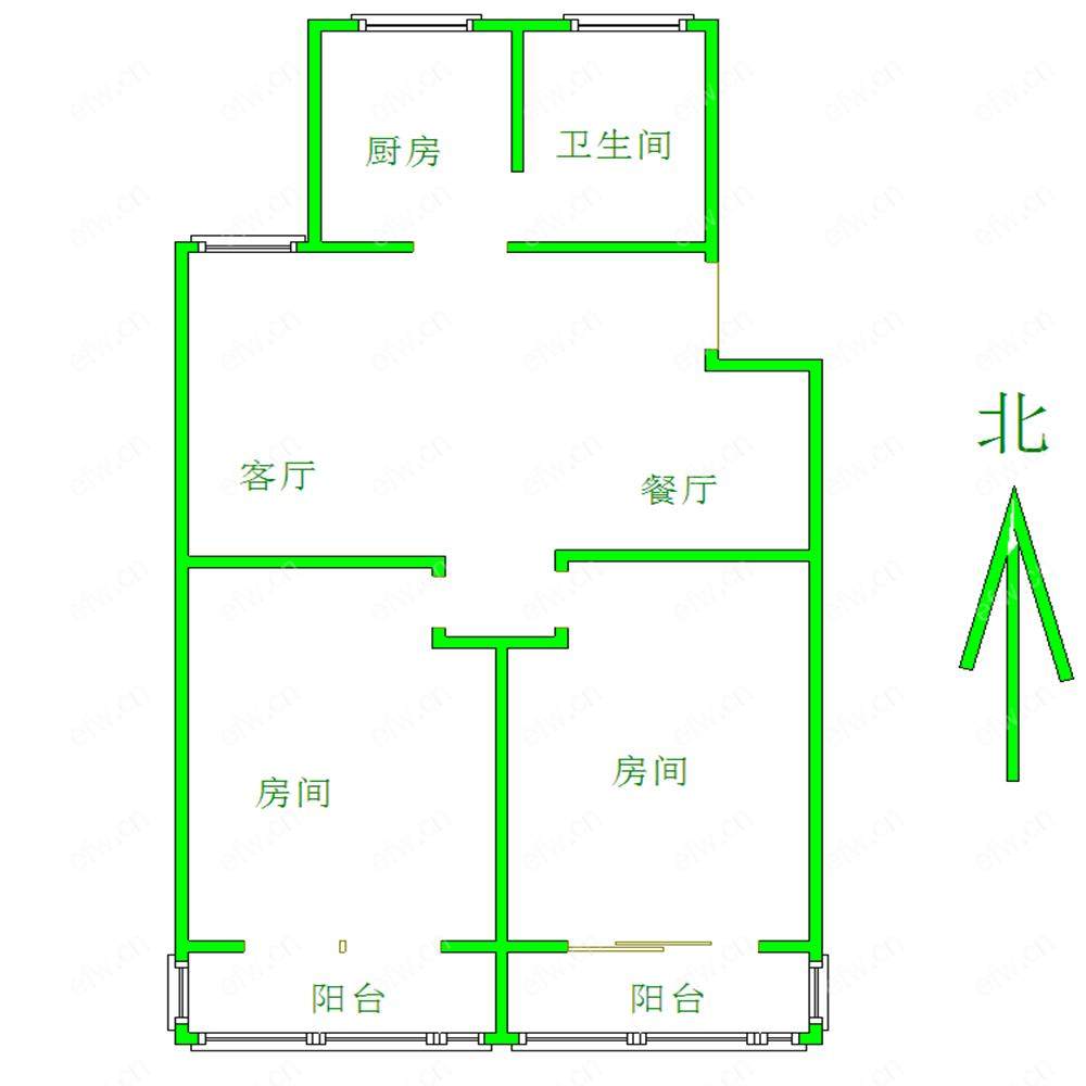 轻院小区 2室1厅