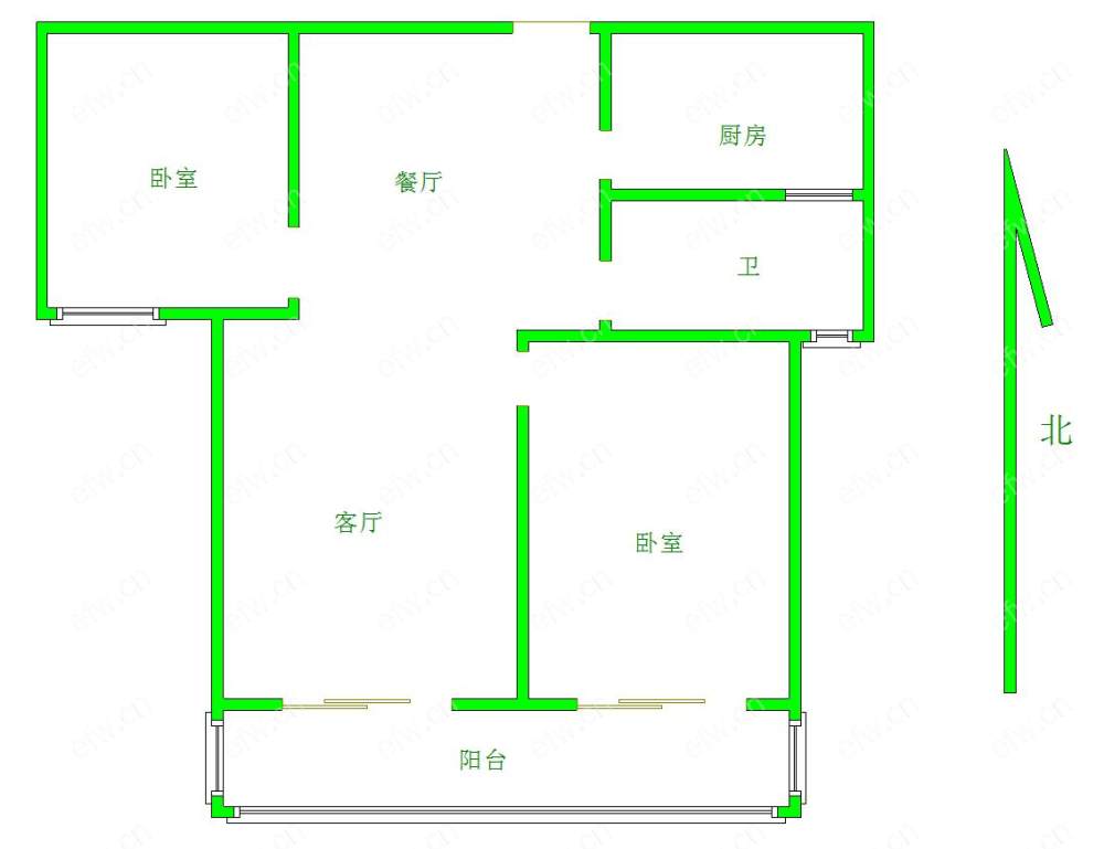 紫金英郡 年轻时尚,2居室,观景房,落地大飘窗,采光视野一流