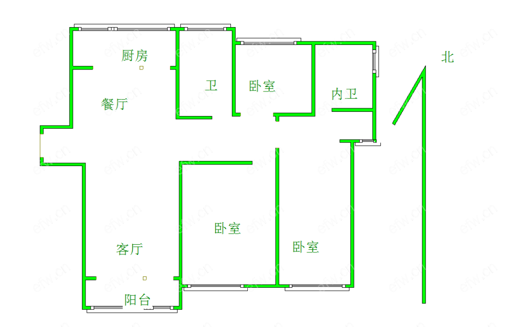 天渝骏园 3室2厅