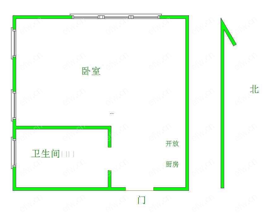 圆融广场（融禾花苑） 1室1厅