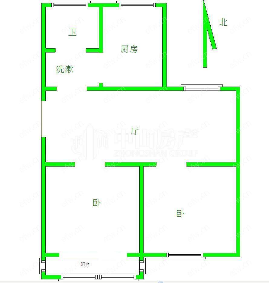 五星家园 2室2厅一卫