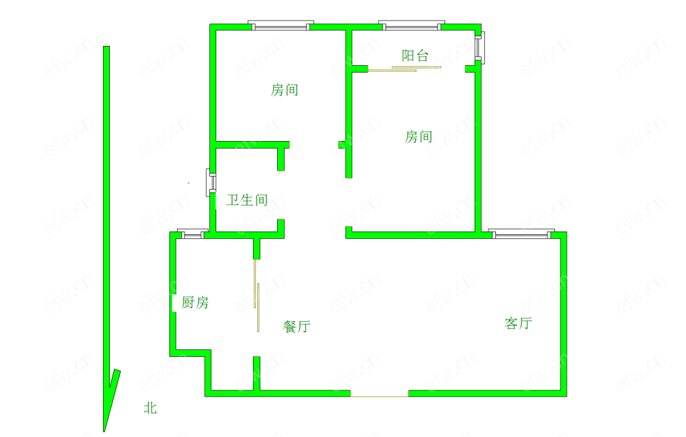 金太湖际城 2室2厅