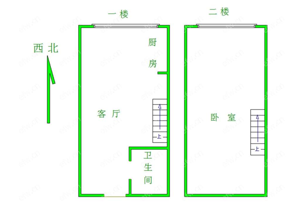 橘子公寓（21-22） 2室2厅