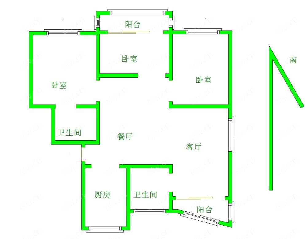 华侨城   景华苑   华侨城景华苑   3室2厅4