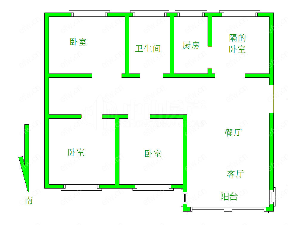 华新苑 3室2厅，，，，，，，，