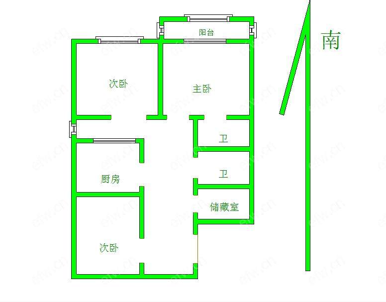 宝锡大厦 3室0厅