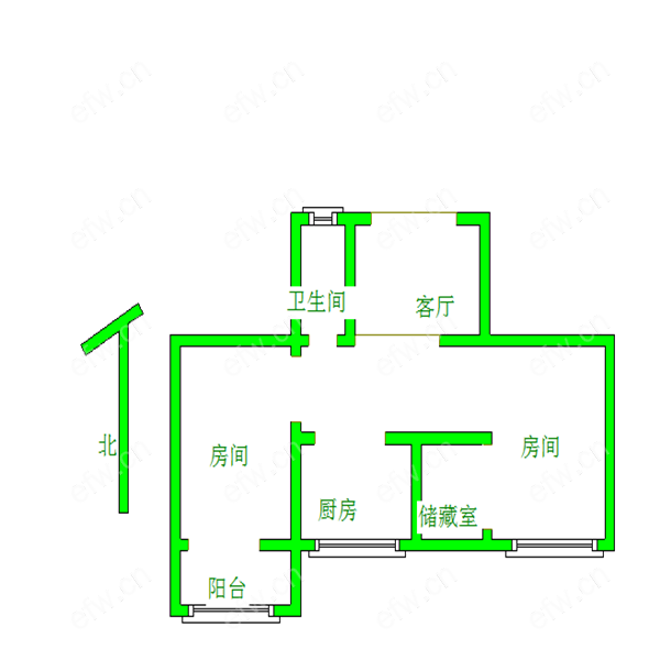 惠龙新村 2室1厅周边配套齐全