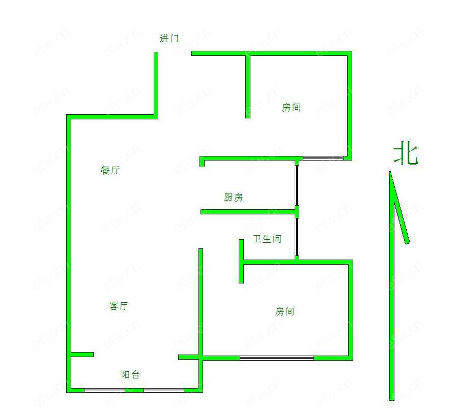 金太湖际城 2室2厅