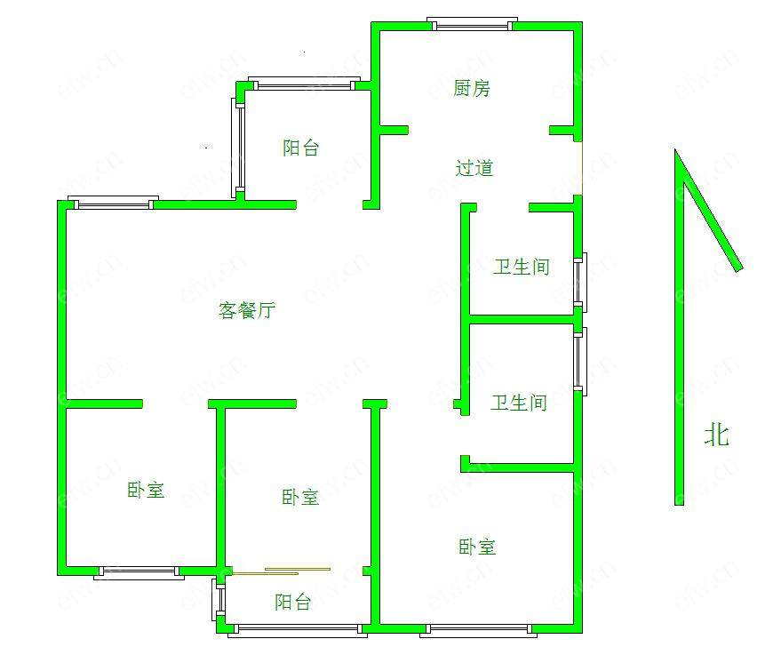 百乐和园 3室2厅