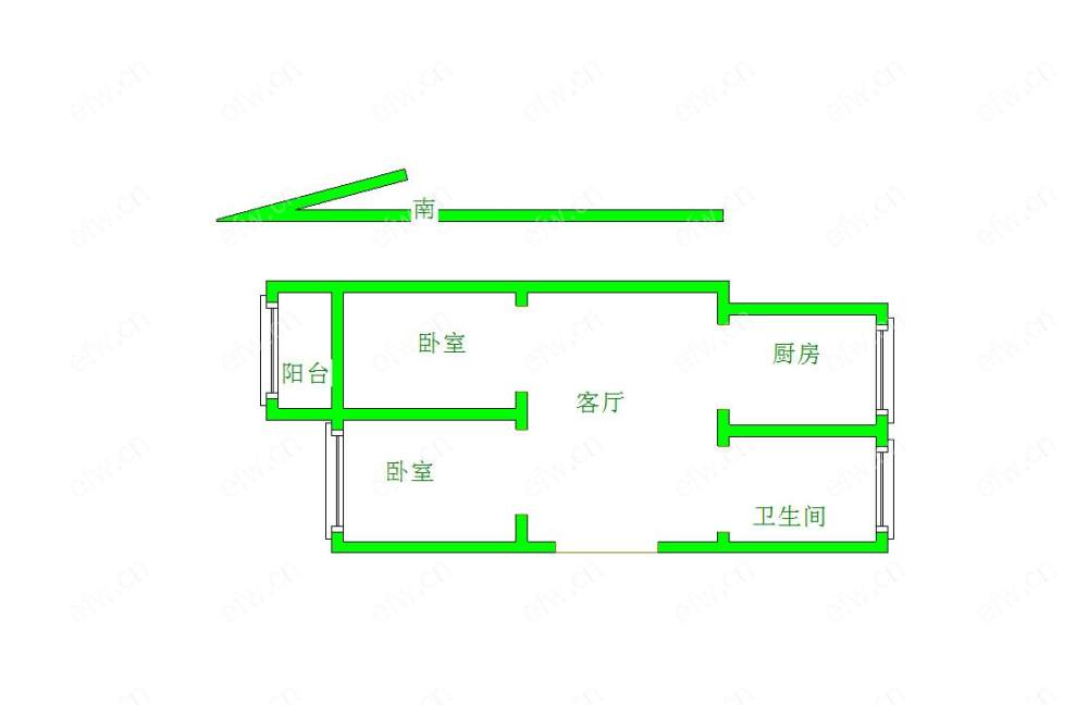 江阴巷 2室1厅1厨1卫