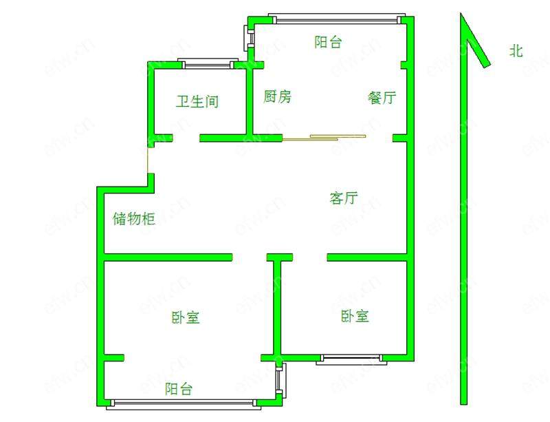 水车湾 2室1厅