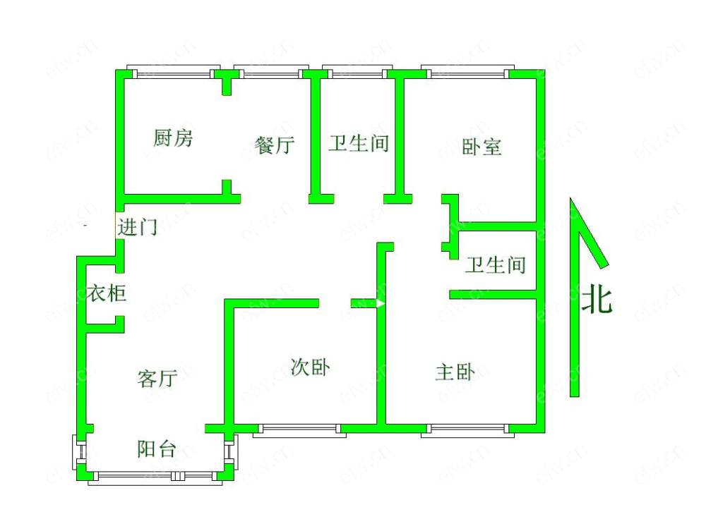 中星苑 3室2厅 精装修 中间楼层