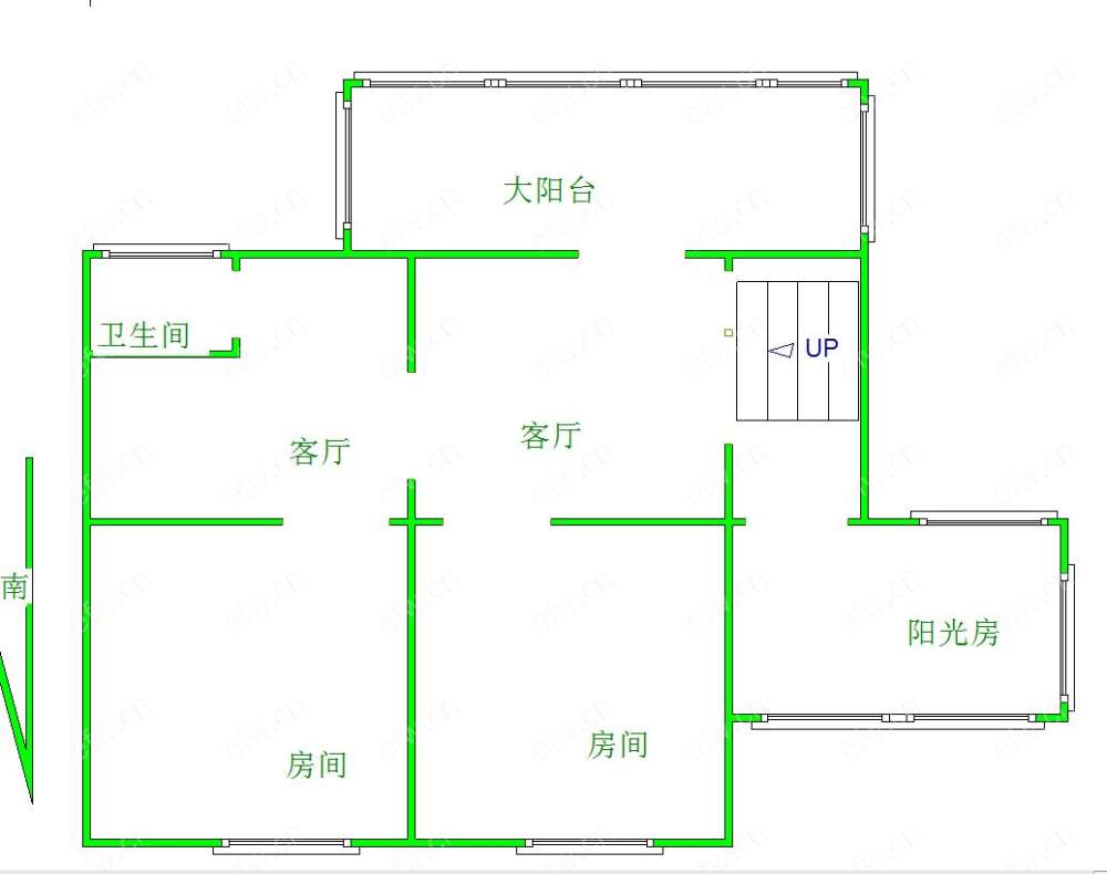 晴山蓝城一期（1-95） 5室2厅