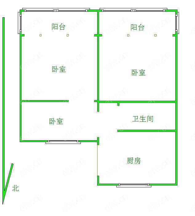 盛岸一村 1房 全明户型 另送家电