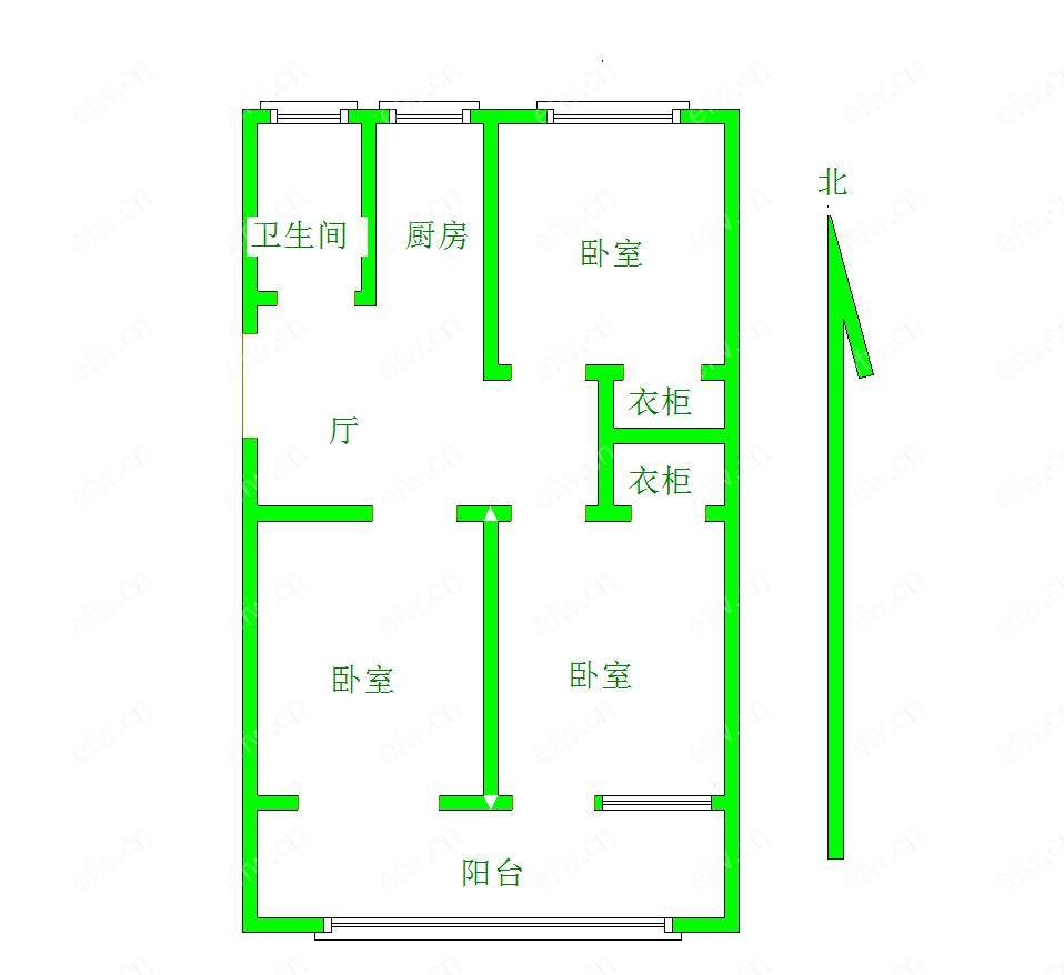 江海新村 3室1厅