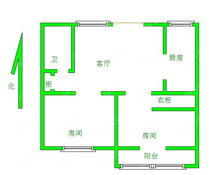 中市桥上塘街小区 2室1厅