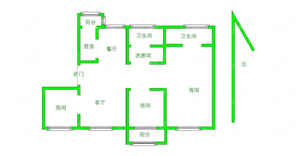 天安曼哈顿 3室2厅