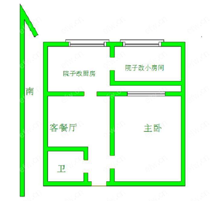 塔影一村 经典2房 东边户 全明 精装修！