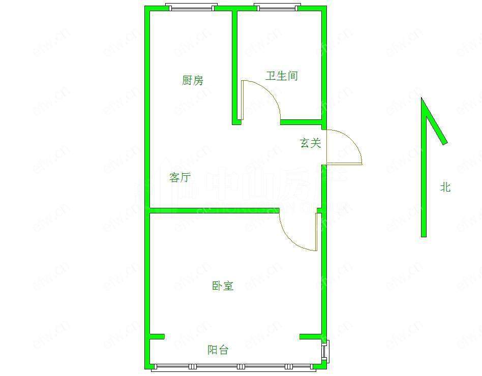 龙塘家园 1室1厅