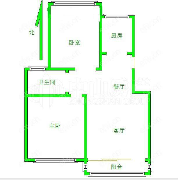 绿地世纪城（一二期） 2室2厅