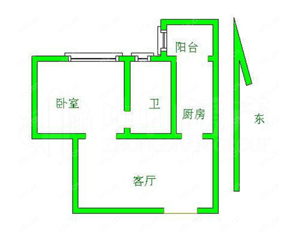 清扬康臣 1室1厅