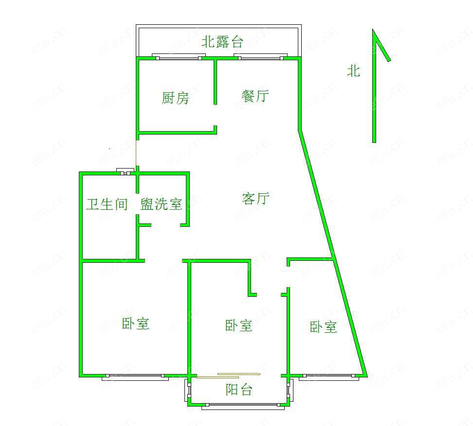 解放新村(喻康苑) 3室2厅