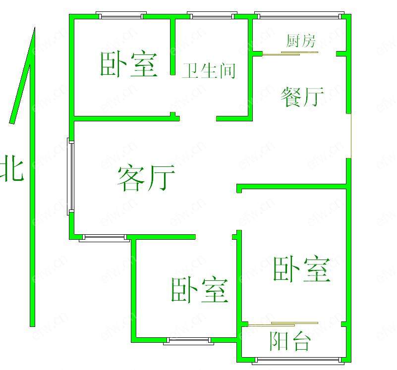 五星家园 3室2厅