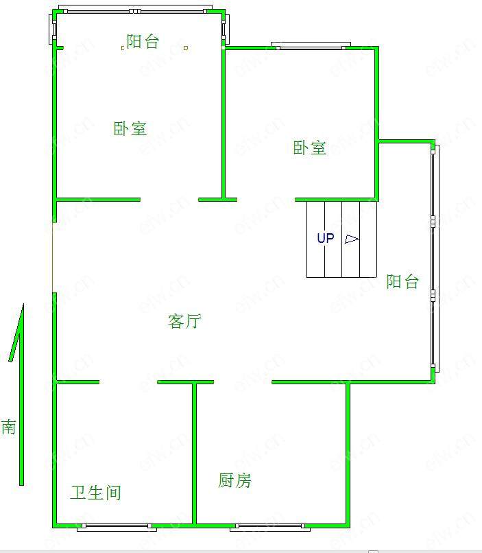 婚装全明东边户4房,勤新苑 格局工整合理