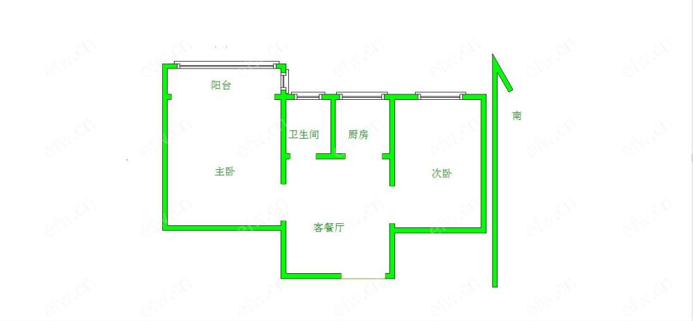 民丰里 2室1厅